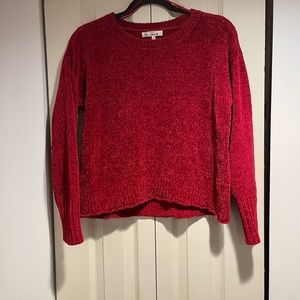 Love More Red Mid-Waist Sweater Size L